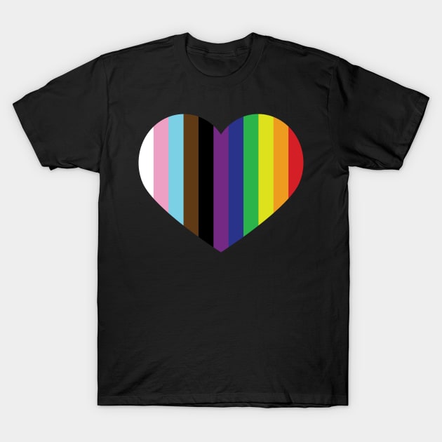 Rainbow heart T-Shirt by AliciaZwart